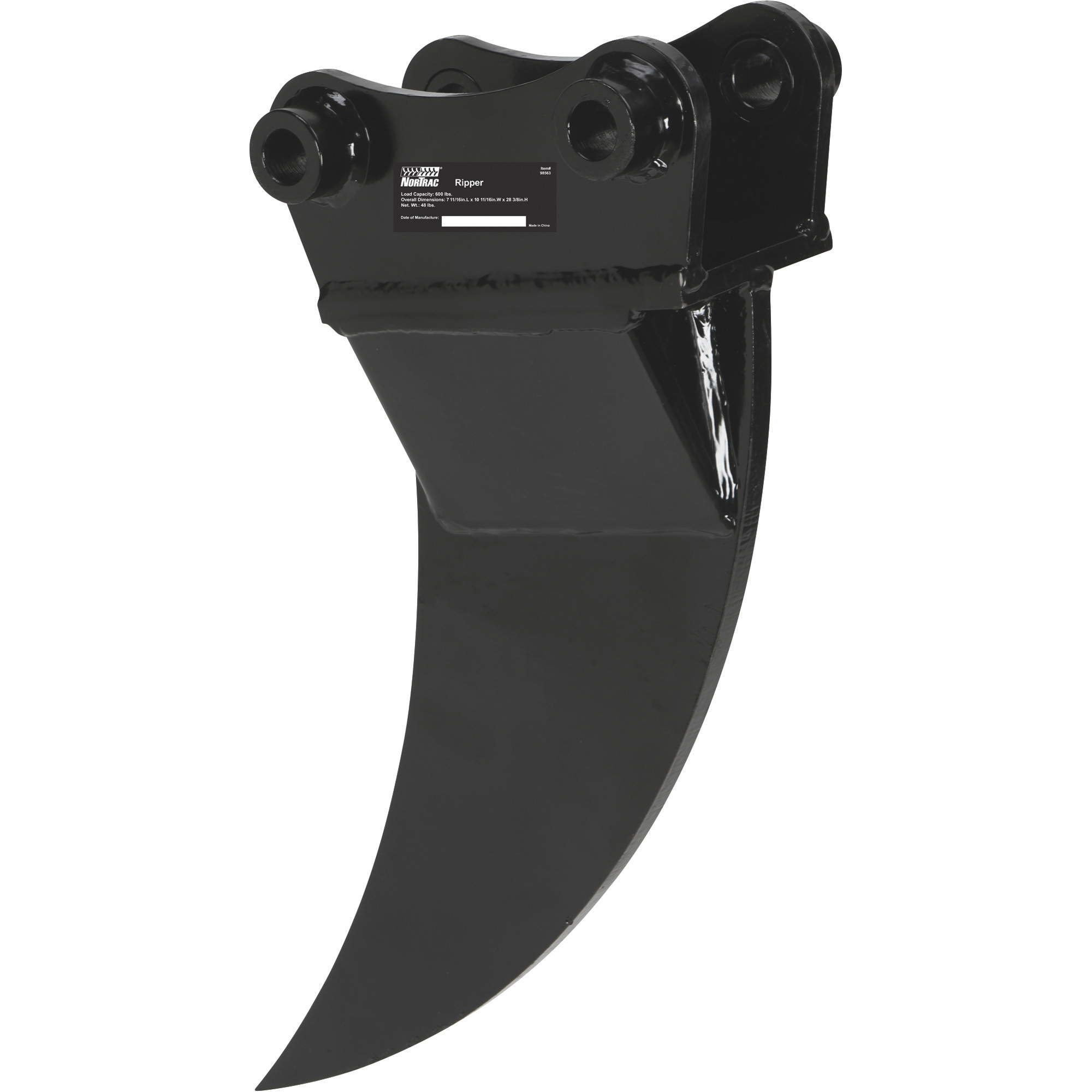 NorTrac Ripper Attachment for Towable Trencher Item# 985619-- 7 11/16in.L x 10 11/16in.W